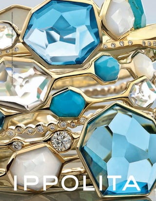 modern rock candy® in 18k gold WiTH gemSToneS. ©2011 iPPoliTa®. all rigHTS reSerVed.
 