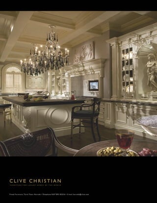 F i t t e d F u r n i t u r e , T h i r d F l o o r, H a r r o d s • Te l e p h o n e 0 2 0 7 8 9 3 8 3 2 5 / 6 • E - m a i l h a r r o d s @ c l i v e . c o m
 