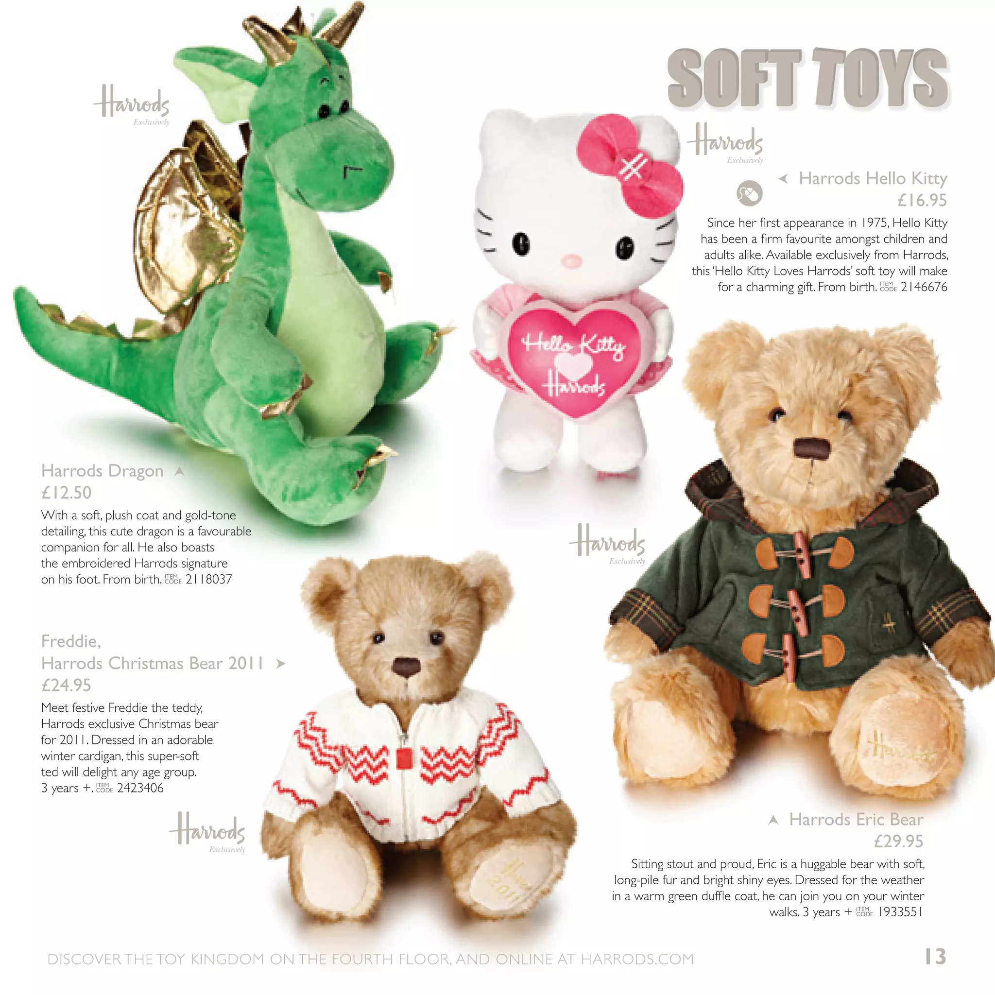 harrods christmas bear 2011