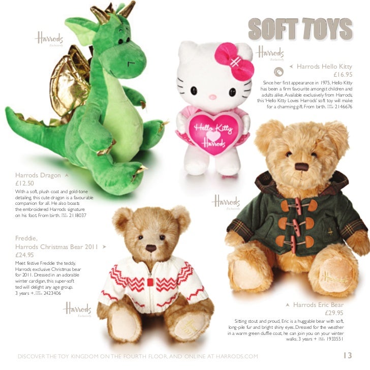 harrods cuddly toys