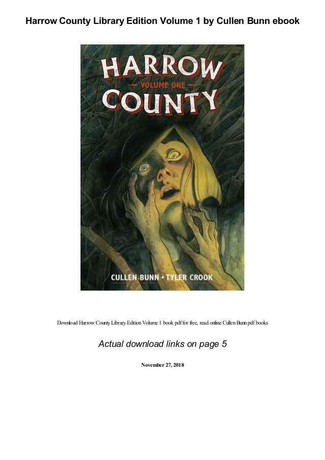 Harrow County Library Edition Volume 1 by Cullen Bunn pdf