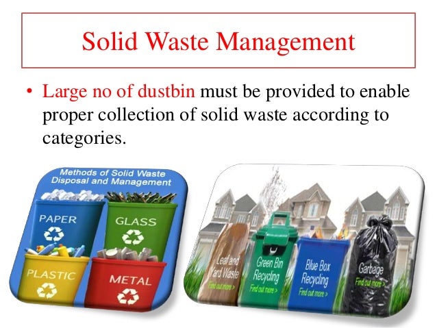 MINOR PROJECT OF SOLID WASTE MANAGEMENT PRESENTATION