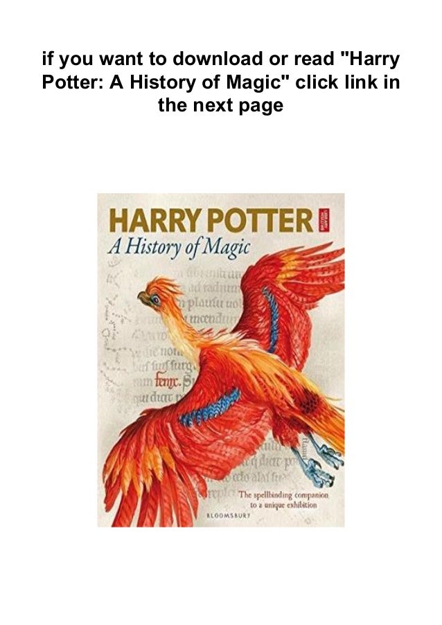 Harry Potter A History of Magic [PDF] Books