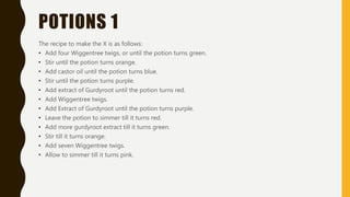 Gurdyroot Harry potter-quiz(finals) iitg | PPTX