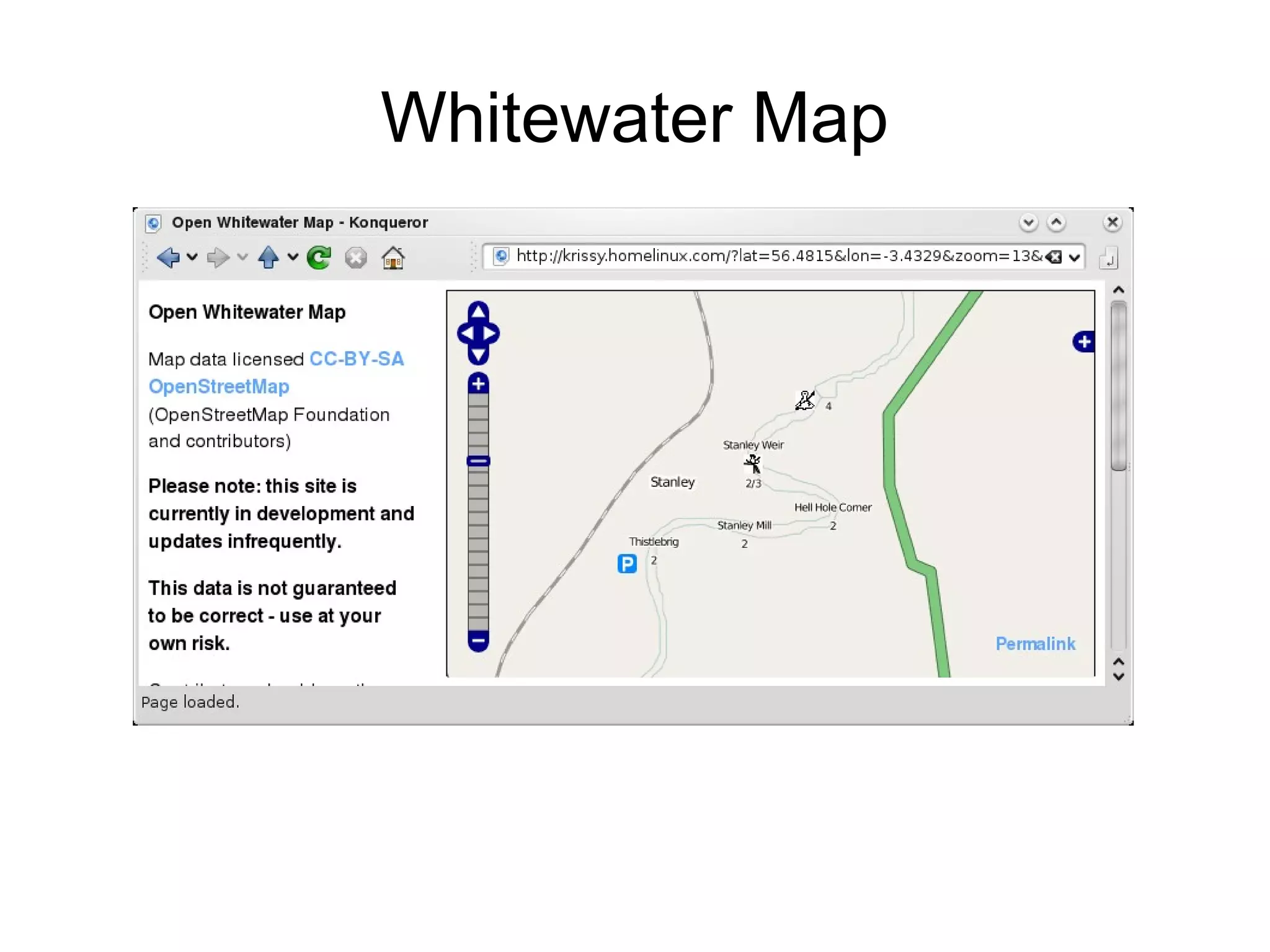Whitewater Map
 