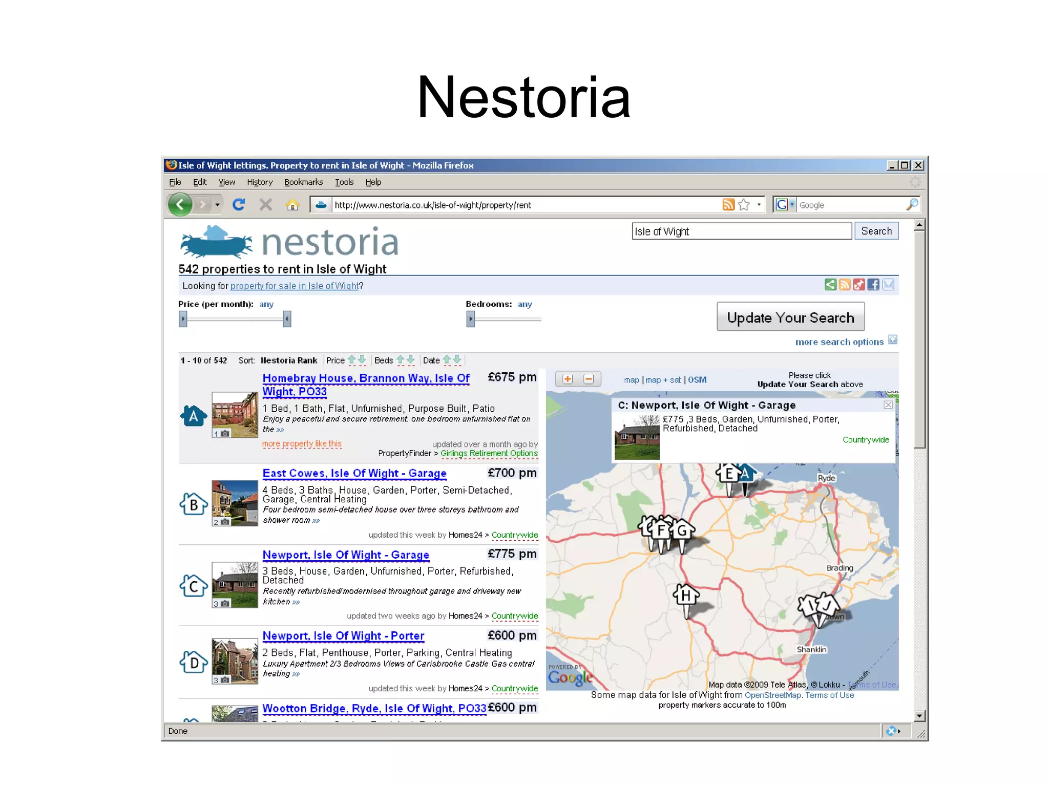 Nestoria
 