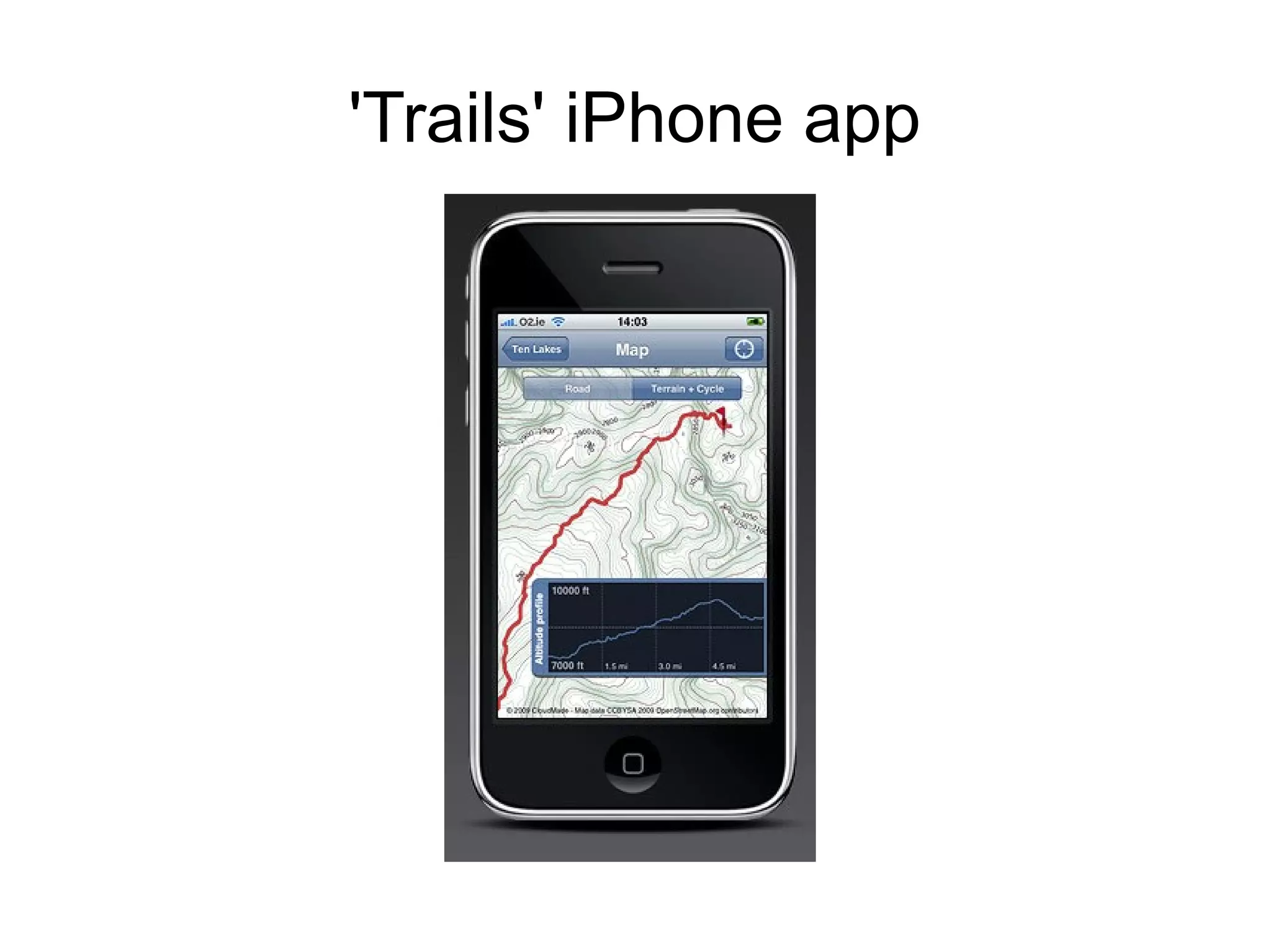 'Trails' iPhone app
 