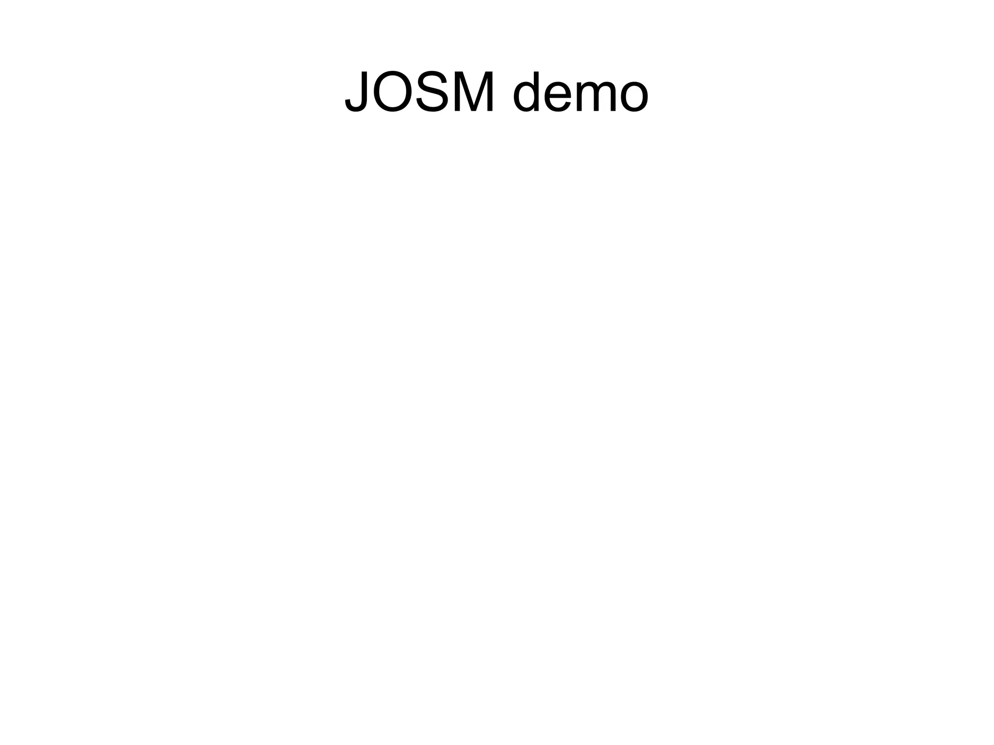 JOSM demo
 