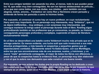 FIGURAS LITERARIASETOPEYALa luz de la barita mágica alumbró su cara, unos ojos prominentes, un bigote enorme, … un pijama lila de seda. La cima de su casa apenas alcanzaba la barbilla de dumbledure.EPITETOEl mago golpeó con su mano rechoncha su enorme frente.INTERROGACIÓN:¿Me aseguras que vas a cuidar de ti? El tren comenzó acelerar.