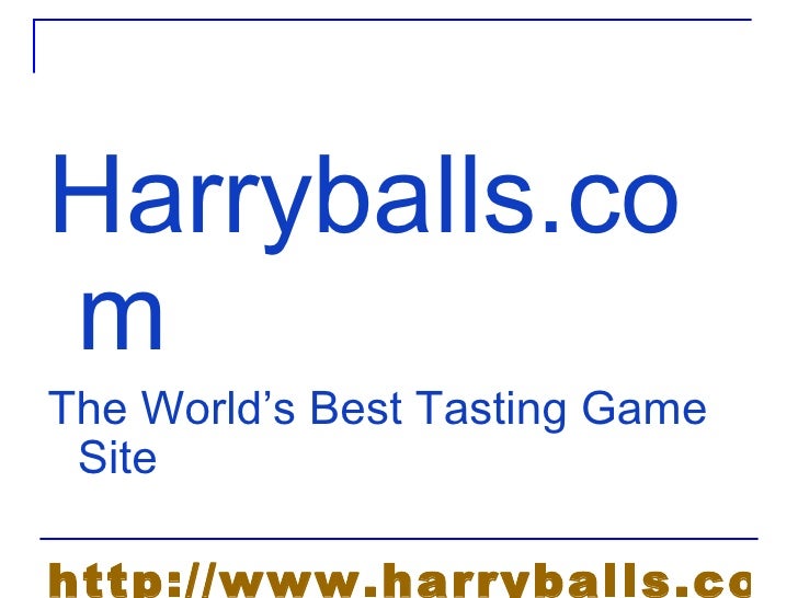 Harry Balls Announcement 08 24 09
