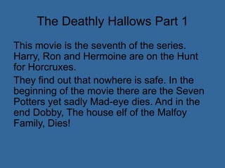 Harry potter!!! | PPTX