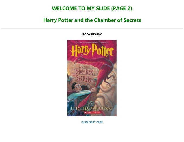 Harry Potter Chamber Of Secrets Read Online