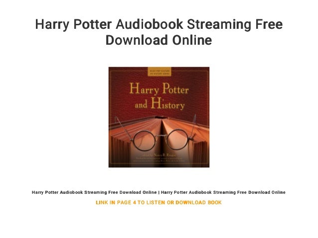 Harry Potter Audiobook Streaming Free Download Online