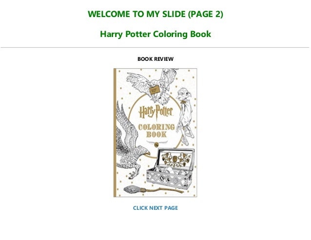 Download Read Book Pdf Harry Potter Coloring Book For Any Device