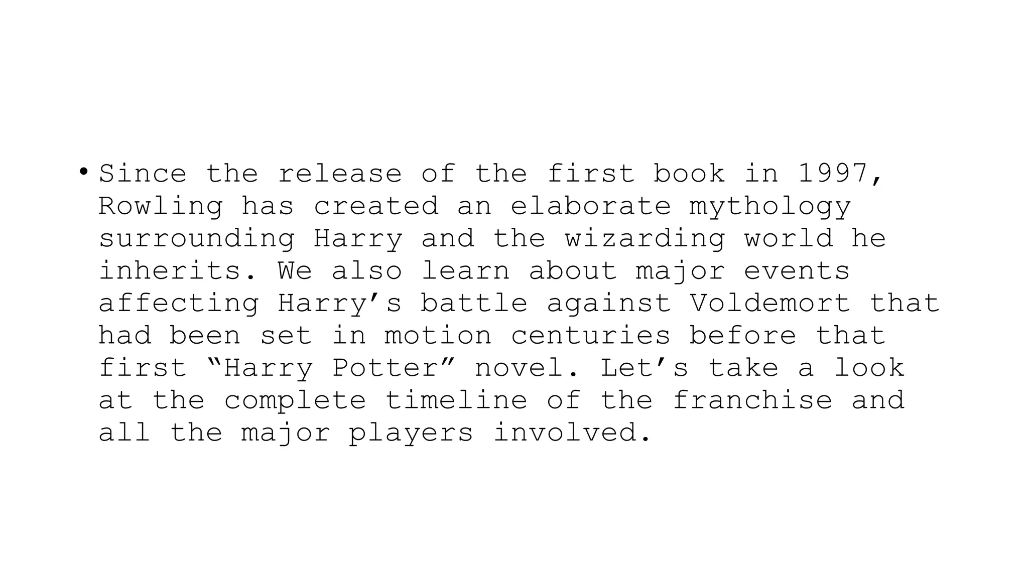 Harry Potter Explained.pptxjhghjhggfhbgfc | PPT