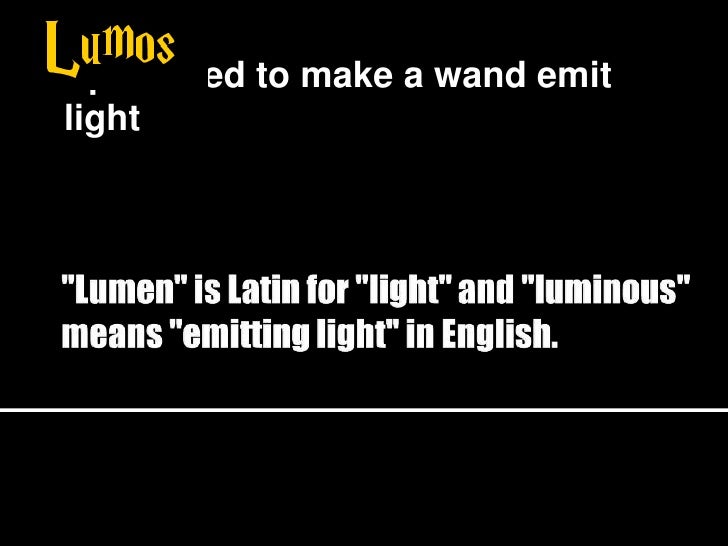 Harry Potter Spells