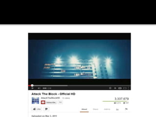 Official trailer release on March 3 2011 Channel 4 advertise
       it as well as Film 4 and E4 for “Slackers Club”.
 