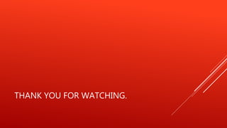 THANK YOU FOR WATCHING.
 