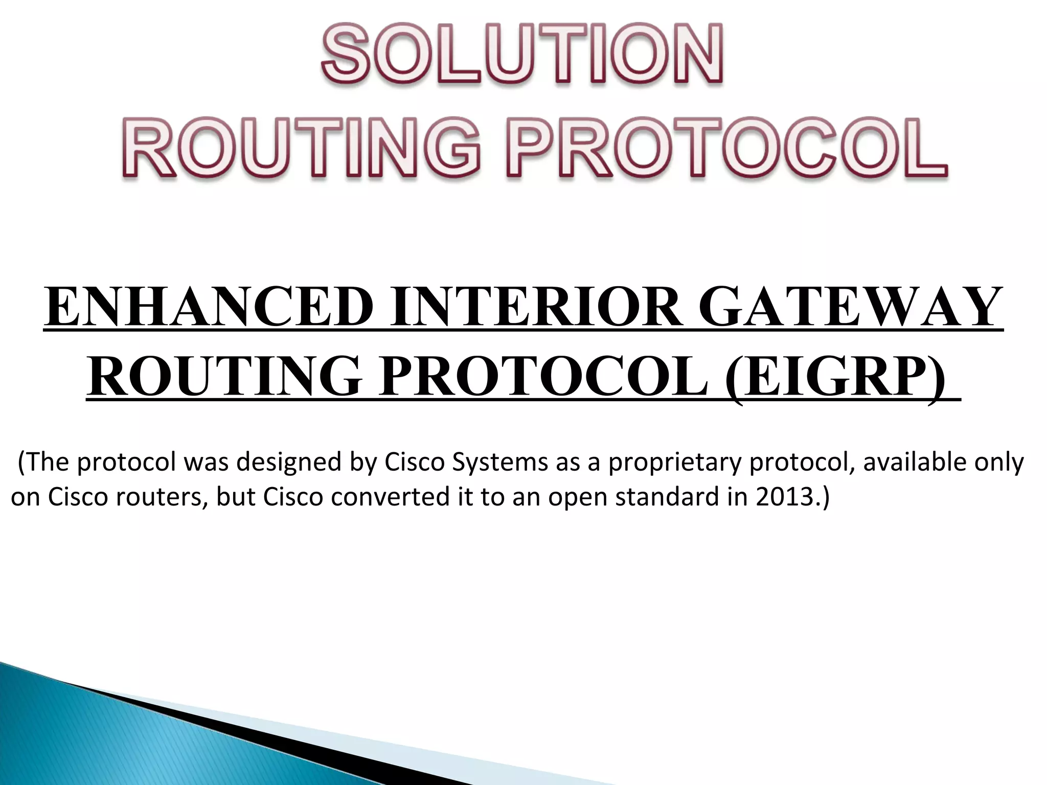 Dynamic Routing All Algorithms, Working And Basics | PPT