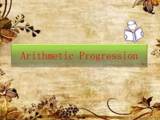 arthimatic progressions