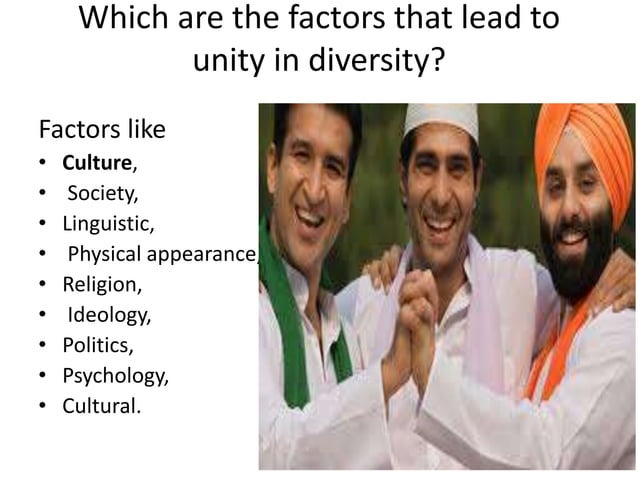 Unity in Diversity | PPT