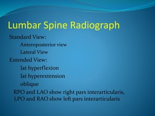 Dr Harshil radio spine | PPTX