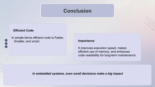 Writing Efficient Code for Embedded Systems.pptx