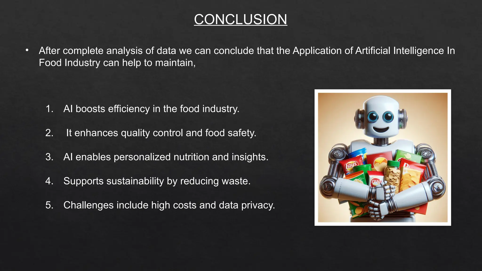 AI APPLICATIONS IN FOOD INDUSTRY AND FOOD SECTOR | PPTX