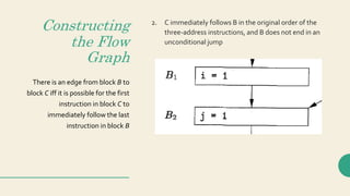 Basic Blocks and Flow Graphs | PPTX