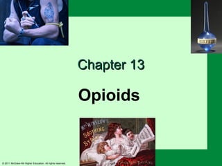 Chapter 13

                                                            Opioids


© 2011 McGraw-Hill Higher Education. All rights reserved.
 
