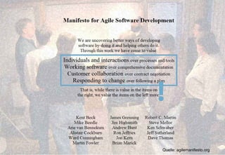 © by oose GmbH Quelle: agilemanifesto.org ! 