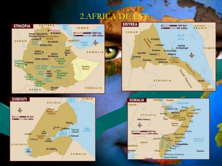 harta africa de est Harta politica a africii
