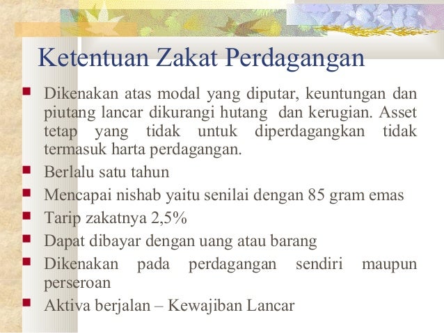 Harta Wajib Zakat