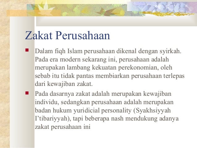 Harta Wajib Zakat