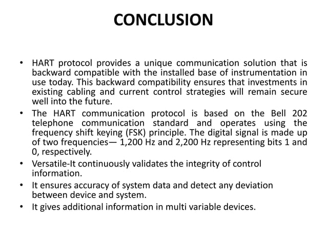 Hart communication protocol | PPTX | Computer Networking | Computing