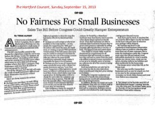 The Hartford Courant, Sunday, September 15, 2013
 