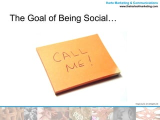 The Goal of Being Social… Image source: om.netregistry.net 