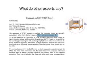 What do other experts say?