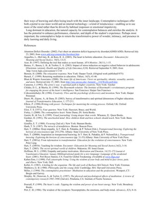 Opening the contemplative mind in the classroom | PDF