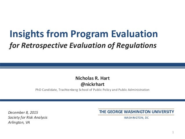 Phd program evaluation