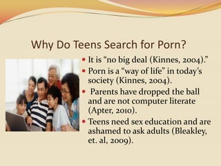 Hart Tammi M7 A2 Adolescents And Porn | PPT