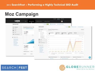 2015 SearchFest – Performing a Highly Technical SEO Audit
Moz Campaign
 