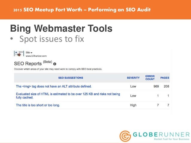 performing an seo audit of your website