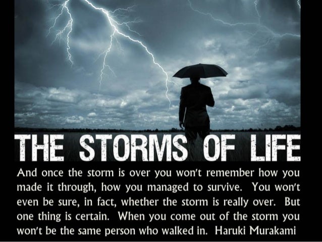 Thought for the Day - The Storms of Life ★ Thought for the Day - The Storms of Life ★