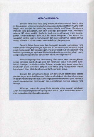 HARUN YAHYA : RANTAI KEAJAIBAN