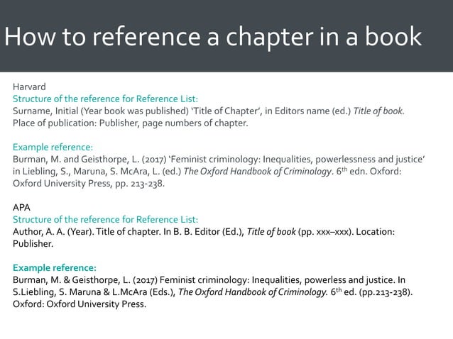 Harvard and APA referencing | PPTX