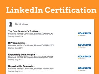 LinkedIn Certification
 