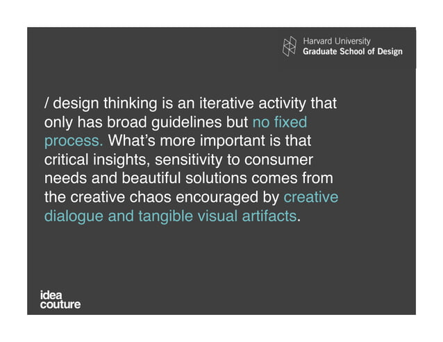 Harvard GSD Design Thinking Seminar- Idris Mootee (part 1of10) | PPT