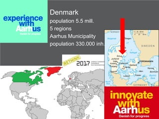 Denmark
population 5.5 mill.
5 regions
Aarhus Municipality
population 330.000 inh.

Knud Schulz
Citizens' and Library Serv...