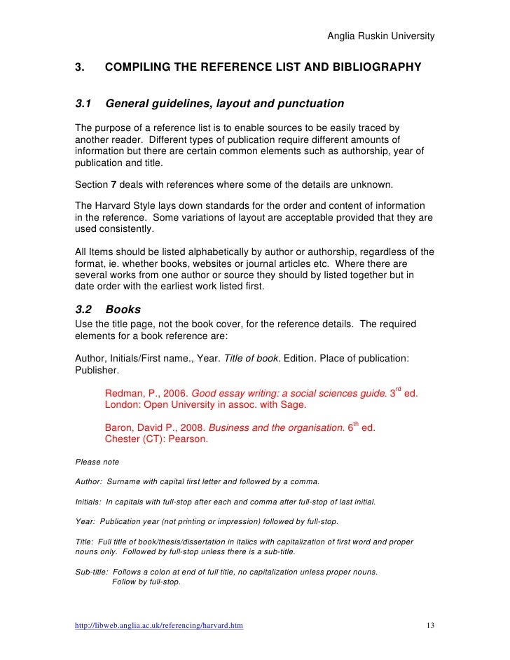Uk essays harvard referencing
